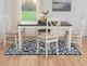 Powell® Jane 5-Piece Beige/Dark Gray/Vanilla White Dining Set-1