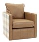 Best® Home Furnishings Field & Stream Home Heidi Umber Leather Swivel Glider Chair-0