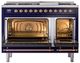 Ilve® Nostalgie II Series 48" Midnight Blue Pro Style Dual Fuel Range-2