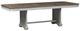 Liberty Furniture Abbey Park Weathered Brown Dining Table with Antique White Base-0