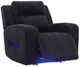 Signature Design by Ashley® TwinBrooke Black Power Recliner with Adjustable Headrest-2