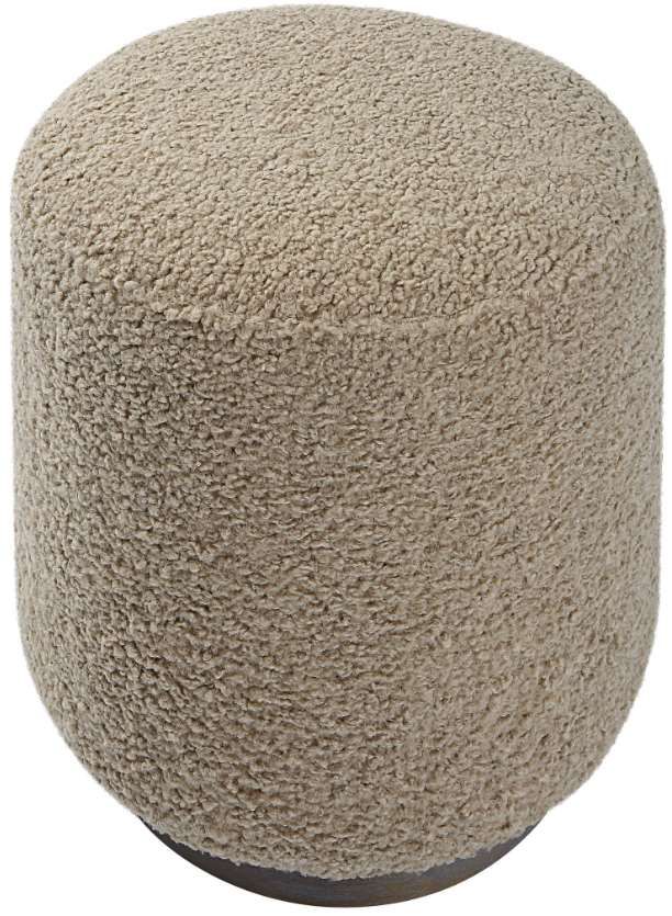 Uttermost® Avila Latte Round Ottoman-3