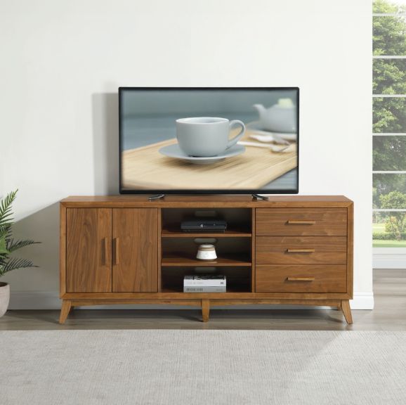 Winners Only® Venice Brown Media Console-1