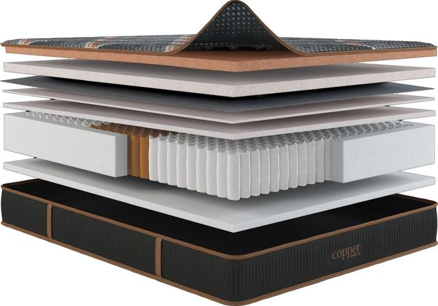 Copper by Spring Air® 13.5" Hybrid Firm Quilted Tight Top Twin XL Mattress-3