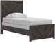 Signature Design by Ashley® Prendonea Charcoal Twin Panel Bed-0