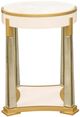 Michael Amini® Scotts Square Light Champagne End Table-2