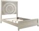 Liberty Furniture Belmar 5-Piece Silver Champagne/Washed Taupe Queen Panel Bedroom Set-2