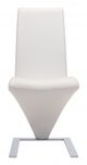 Zuo® Herron White Dining Chair-1