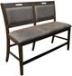 American Wholesale Furniture Colorado Antique Light Brown/Gray Pub Bench-0