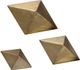 Uttermost® Rhombus 2-Piece Antique Champagne Sculpture Set-0