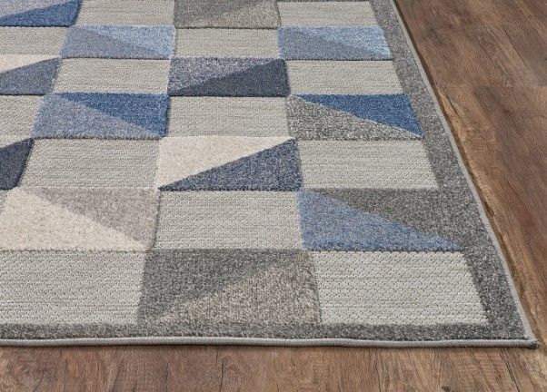 KAS Rugs Calla Blue Scope 5'x7' Area Rug-3