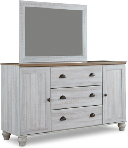 Signature Design by Ashley® Haven Bay 4-Piece Two-Tone King Panel Storage Bed Set-2