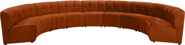 Meridian Furniture Limitless 9-Piece Cognac Modular Sectional-0