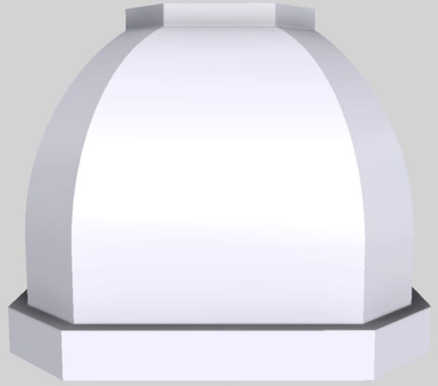 Vent-A-Hood® Designer Series 36" White Wall Mounted Range Hood-0