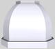Vent-A-Hood® Designer Series 36" White Wall Mounted Range Hood-0