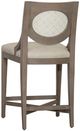 Fairfield® Customizable Pelle Provisions Rocco Leather Armless Counter Stool-3