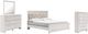 Signature Design by Ashley® Altyra 4-Piece White King Panel Bed Set-0