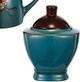A & B Home Blue Sugar and Creamer-2