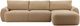 Dovetail Furniture Castillo 2-Piece Sand Right-Arm Facing Chaise Sectional Set-1