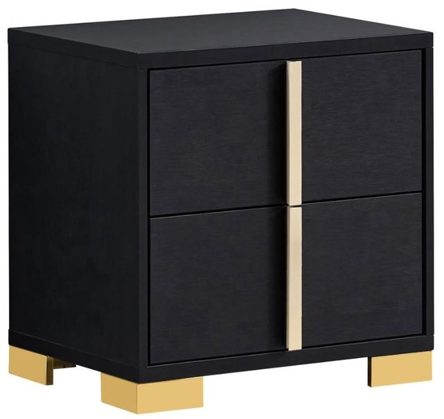 Coaster® Marceline 4-Piece Black Eastern King Bedroom Set -2