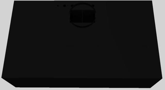 Vent-A-Hood® 42" Black Wall Mounted Range Hood-1