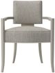 Caracole® Classic Reserved Gray Dining Arm Chair-1