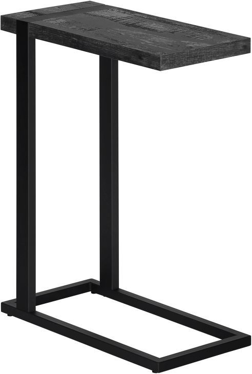 Monarch Specialties Inc. Black Reclaimed Wood Look Accent Table-1