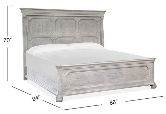 Magnussen Home® Bronwyn Alabaster California King Panel Bed-2