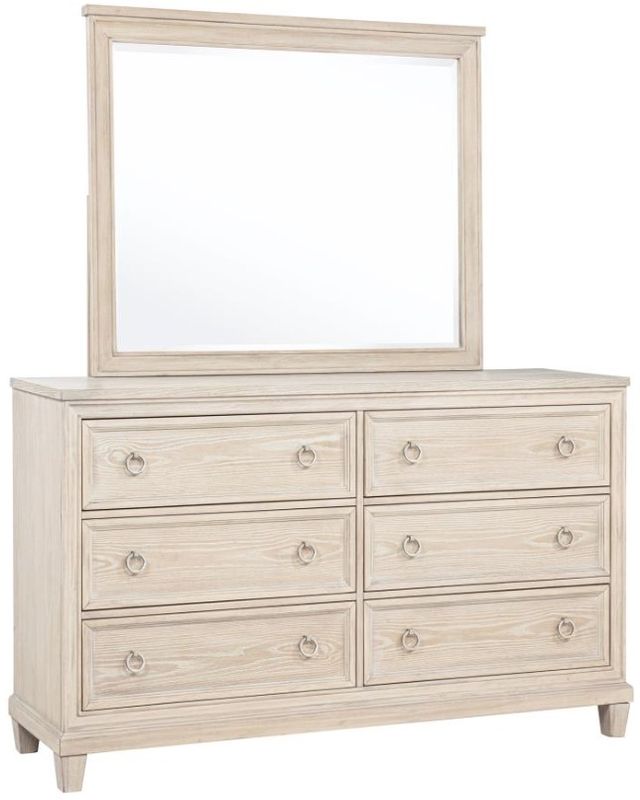 Coaster® Pembroke Washed Oak Dresser and Mirror-0