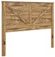 Signature Design by Ashley® Maystonna Brown King Crossbuck Panel Headboard-0
