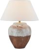 Forty West Saratoga Brown/White Table Lamp-2