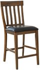A-America® Mariposa Rustic Whiskey Slat Back Bar Stool-0