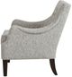 Olliix by Madison Park Grey Qwen Button Tufted Accent Chair-1
