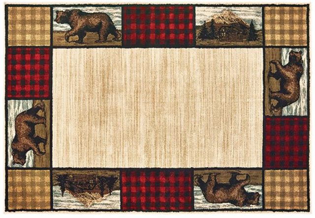 Oriental Weavers™ Woodlands 5'x7' Style 7 Area Rug-1