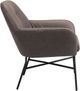 Zuo® Modern Hans Vintage Brown Accent Chair-2