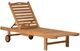 Dovetail Furniture Andy Natural Wooden Outdoor Chaise-0