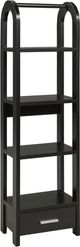 Brassex Inc. Black Display Cabinet-0