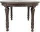 Jofran Inc. Madison County Barnwood Round to Oval Dining Table-3