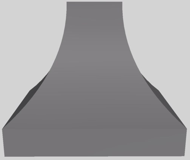 Vent-A-Hood® Designer Series 36" Gunsmoke Wall Mounted Range Hood-0