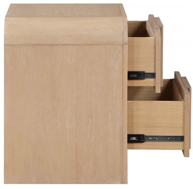 Meridian Furniture Fluted Natural Nightstand-2