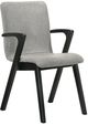 Armen Living Cortina and Varde 5-Piece Black/Gray Dining Set-2
