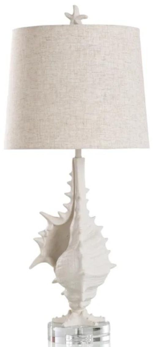 Stylecraft Light Gray/Off-White Table Lamp -0