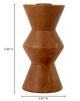 Moe's Home Collection Sequence Brown Small Wooden Candle Holder-5