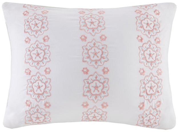 Olliix by Intelligent Design Loretta Coral Twin XL Comforter and Sheet Set-1