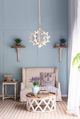 A & B Home White Country Carved Chandelier-5