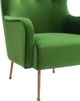 TOV Furniture Ethan Green Velvet Chair-3