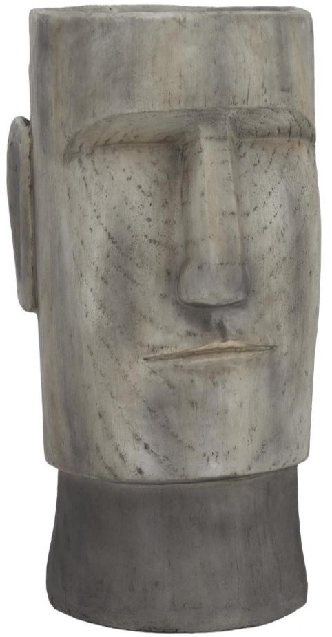 Deco Marche Brown Island Head Planter-0