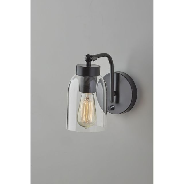 Adesso® Bristol Black Wall Lamp-0