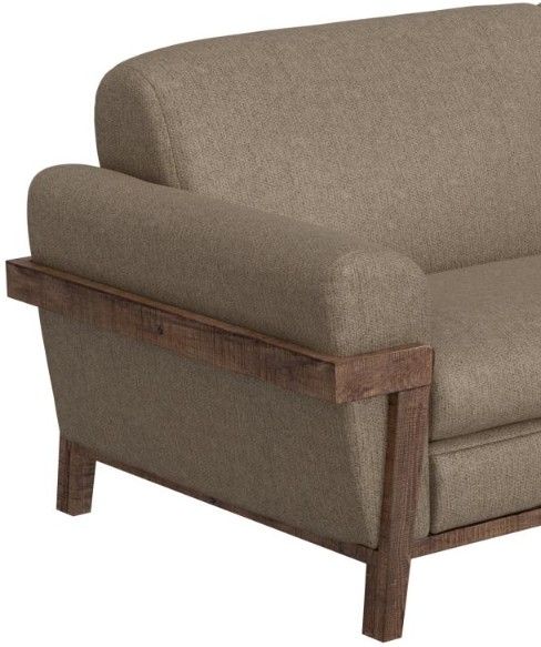 International Furniture Direct Loft Brown Loveseat-3
