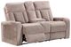 Parker House® Equinox Mushroom Power Reclining Console Loveseat with Power Headrests-1